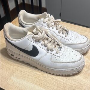 Nike White and Black Athletic Shoes